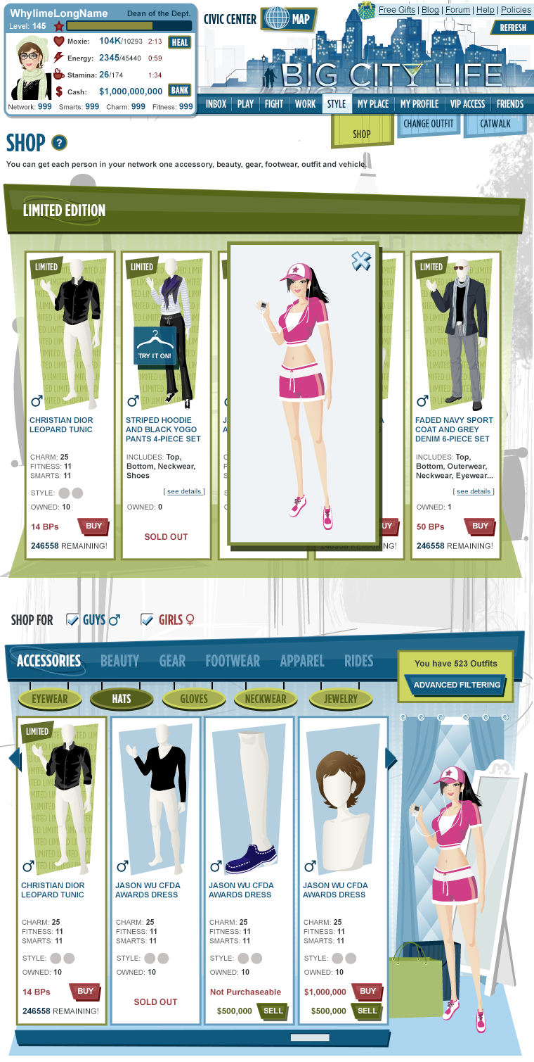 Big City Life — Wardrobe final