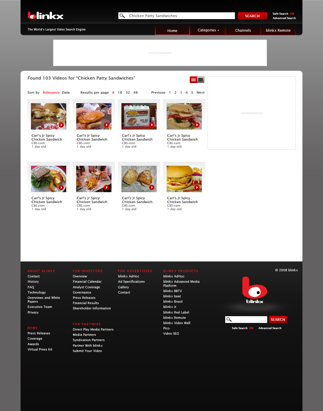 Redesigned Search Results