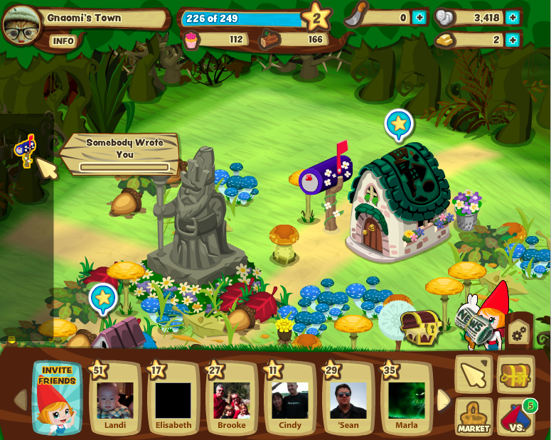 Disney's Gnome Town — home screen