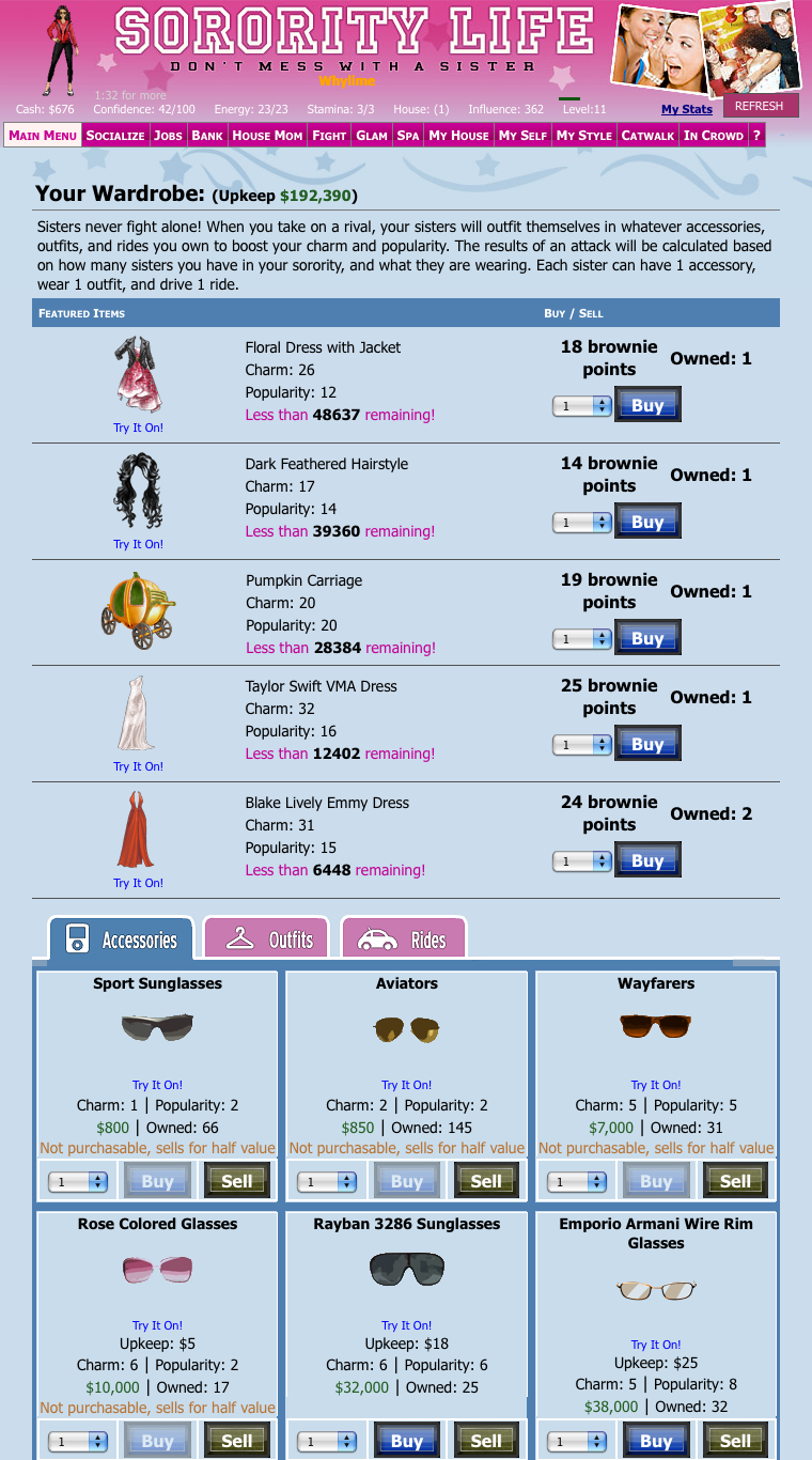 Featured items exploration
